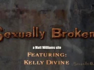 Spolno broken: kelly divine mučili in gagged