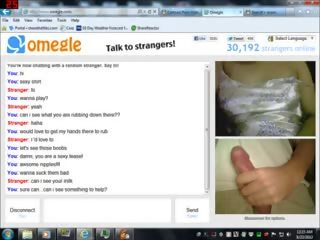 Omegle Cum For girlfriend In Lingerie