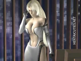 Blondie 3D Anime Chick Gets Tits Fucked