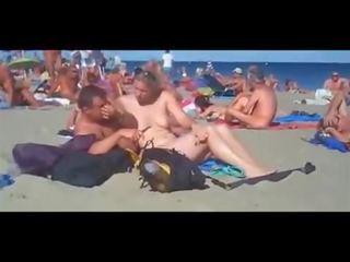 Xxx clip with perfected on the public beach