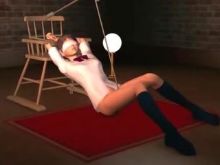 Anime xxx film slave in ropes submitted to sexual teasing