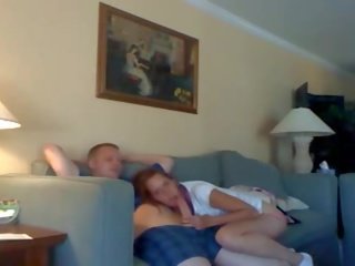 Glorious And erotic Amateur Couple Getting Fucked On The Couch