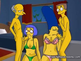 Simpsons hentai těžký orgie