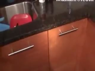 Deep Amateurs Asshole dirty clip In The Kitchen