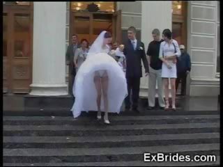 Ερασιτεχνικό νύφη νεαρός gf μπανιστηριτζής κάτω από την φούστα exgf σύζυγος lolly pop γάμος κούκλα δημόσιο πραγματικός κώλος καλτσόν νάιλον γυμνός/ή