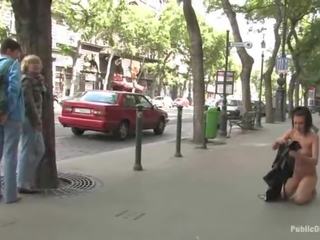 Kinky movie Of pleasant whore Punished In Public