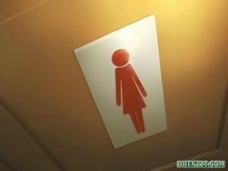 Pelajar komik jepang dada apaan dan standingfucked di itu toilet