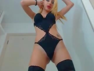 Sexy Blonde Webcam divinity With Body And Stockings