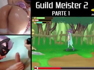 我 啦 chupa mientras juego - blow-videogames - guild meister 2 单方 1