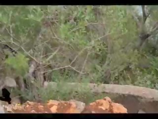 Lei preso in giro me durante tutto il camminare in il bosco - io cazzo suo in il fine prima andando cena - io sborra tutto dentro suo