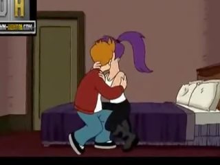 Futurama szex videó átsüt és leela amelynek szex