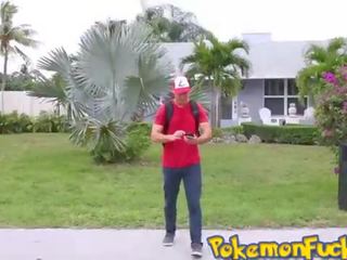 Um selvagem pikahoe appears! primeiro pokemongo xxx cena!