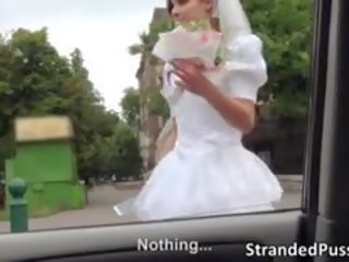 Glamorous Bride Sucks A Big Hard manhood