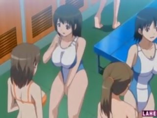 Big Titted Hentai cutie In Swimsuit Gets Fucked