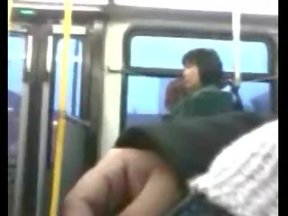 Guy Masturbates On Public Bus Private video