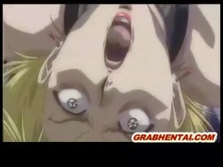 Cô gái tóc vàng hentai siêu tàn nhẫn xúc tu fucked lược