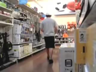 Jerking In Supermarket clip