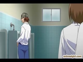 Bigboobs Anime lover terrific Fucking In The Toilet