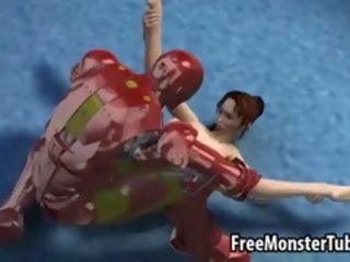 Yummy 3D Cartoon seductress Getting Fucked By Iron Man