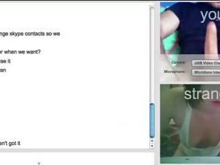 Omegle adventures 4 - empresa tetas e hairbrush em cona