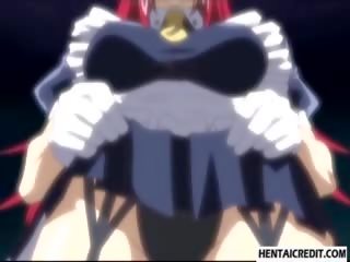 Tied Up Hentai Maid Gets Nasty Enema