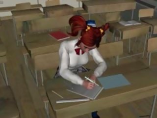 Animated Student Sucks Her Teacher manhood