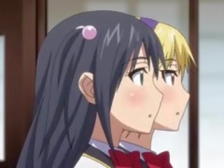 Hotteste romantikk anime film med usensurert stor pupper, anal