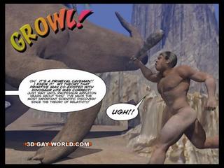 Cretaceous وخزة 3d مثلي الجنس فكاهي الخيال العلمي الثلاثون فيديو قصة