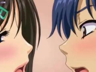 Good-looking Anime Vixens Teasing member