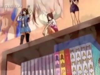 3d anime adolescent mendapat faraj fucked upskirt dalam katil