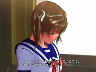 Shy 3D Anime young female video Tits