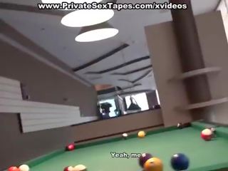 Billiard jogo como sedutor tocam