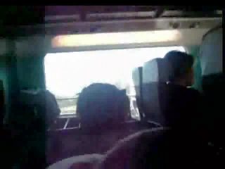 In the back of a bus getting an awesome blowjob show