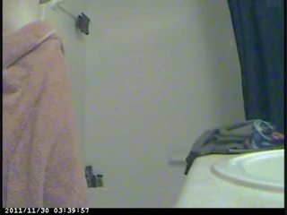 Spycam Captures Teen Taking A Shower