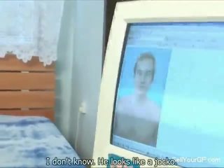 Getting computer throughhis schoolgirl pussy movie