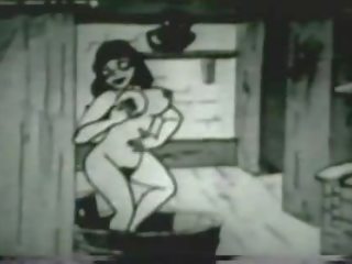 Årgang xxx tegnefilm versjon av snø hvit og den seven dwarves