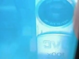 Spionage kamera captures fett schnecke mit klein titten