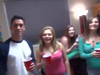 Gorgeous college party with very drunk students