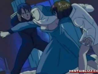 Rahib hentai mendapat menjilat beliau faraj oleh raksasa