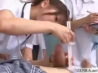 Milf japani dr. instructs sairaanhoitajat päällä proper runkkaus