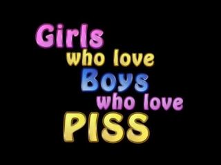 Girls who love juveniles who love piss 1