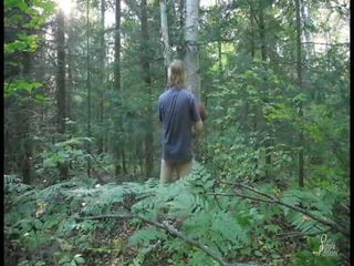 Ripened Nudist xxx film in the Woods