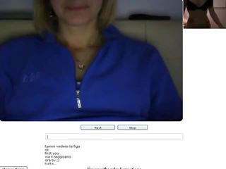 Chatroulette #19 horney italian take orgasme