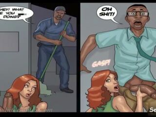 Detention season &num;3 ep&period; &num;2 - She made a Dirty Deal with the Janitor BBC College sex&period;